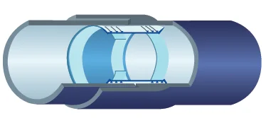 WECO internal pipe seal installed in a pipe